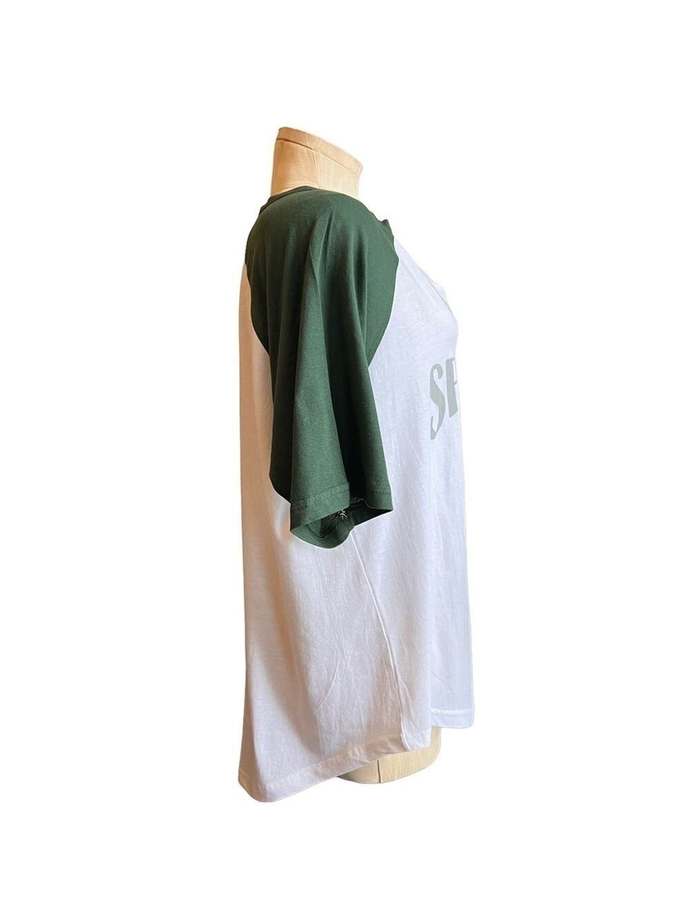 Michigan State University Spartans Women’s Criss Cross T-Shirt Size 1X New - Picture 2 of 10
